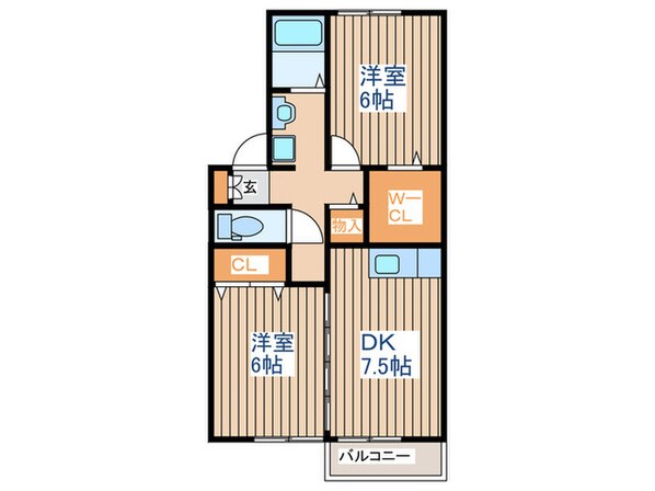 セジュール広表の物件間取画像